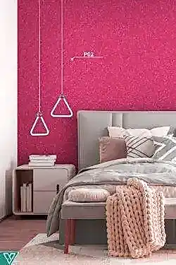 Ventrawall P02 - Yalıtımlı Sürülen Fuşya Pembe Duvar Kağıdı