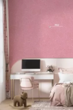 Ventrawall P03 - Yalıtımlı Sürülen Düz Pembe Duvar Kağıdı