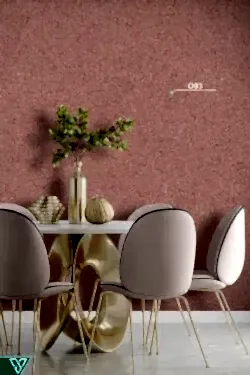 Ventrawall O03 - Yalıtımlı Sürülen Somon Rengi Duvar Kağıdı